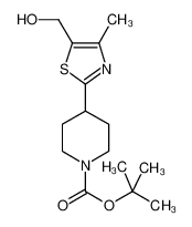 tert-butyl 4-[5-(hydroxymethyl)-4-methyl-1,3-thiazol-2-yl]piperidine-1-carboxylate CAS:857283-66-0 manufacturer & supplier