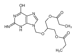 [2-[(2-amino-6-oxo-3H-purin-9-yl)methoxy]-3-propanoyloxypropyl] propanoate CAS:86357-20-2 manufacturer & supplier