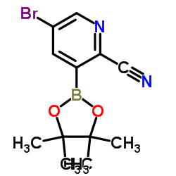 5-bromo-3-(4,4,5,5-tetramethyl-1,3,2-dioxaborolan-2-yl)pyridine-2-carbonitrile CAS:863868-53-5 manufacturer & supplier