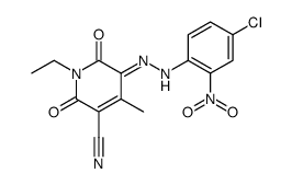 (5E)-5-[(4-Chloro-2-nitrophenyl)hydrazono]-1-ethyl-4-methyl-2,6-d ioxo-1,2,5,6-tetrahydro-3-pyridinecarbonitrile CAS:86836-02-4 manufacturer & supplier