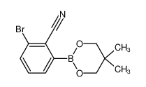 2-bromo-6-(5,5-dimethyl-1,3,2-dioxaborinan-2-yl)benzonitrile CAS:883899-07-8 manufacturer & supplier