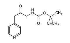 tert-butyl N-(2-oxo-3-pyridin-4-ylpropyl)carbamate CAS:885269-81-8 manufacturer & supplier