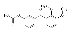 [3-(2,3-dimethoxybenzoyl)phenyl] acetate CAS:890100-36-4 manufacturer & supplier