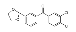 (3,4-dichlorophenyl)-[3-(1,3-dioxolan-2-yl)phenyl]methanone CAS:898759-58-5 manufacturer & supplier