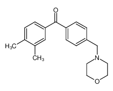 (3,4-dimethylphenyl)-[4-(morpholin-4-ylmethyl)phenyl]methanone CAS:898770-14-4 manufacturer & supplier