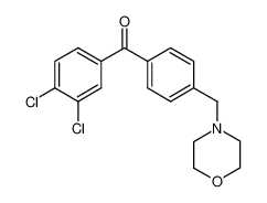 (3,4-dichlorophenyl)-[4-(morpholin-4-ylmethyl)phenyl]methanone CAS:898770-61-1 manufacturer & supplier