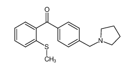 (2-methylsulfanylphenyl)-[4-(pyrrolidin-1-ylmethyl)phenyl]methanone CAS:898776-20-0 manufacturer & supplier