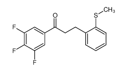 3-(2-methylsulfanylphenyl)-1-(3,4,5-trifluorophenyl)propan-1-one CAS:898780-63-7 manufacturer & supplier