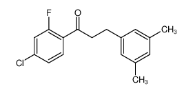 1-(4-chloro-2-fluorophenyl)-3-(3,5-dimethylphenyl)propan-1-one CAS:898780-96-6 manufacturer & supplier