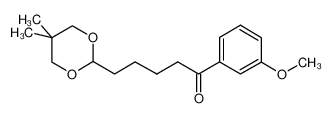 5-(5,5-dimethyl-1,3-dioxan-2-yl)-1-(3-methoxyphenyl)pentan-1-one CAS:898786-51-1 manufacturer & supplier