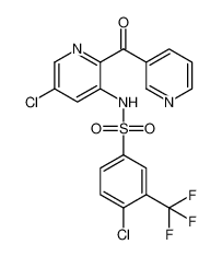 4-chloro-N-(5-chloro-2-nicotinoylpyridin-3-yl)-3-(trifluoromethyl)benzenesulfonamide CAS:899422-51-6 manufacturer & supplier