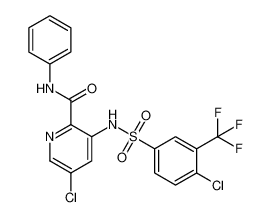 5-chloro-3-((4-chloro-3-(trifluoromethyl)phenyl)sulfonamido)-N-phenylpicolinamide CAS:899423-18-8 manufacturer & supplier