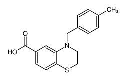 4-(4-methylbenzyl)-3,4-dihydro-2H-benzo[b][1,4]thiazine-6-carboxylic acid CAS:899424-43-2 manufacturer & supplier