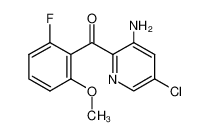 (3-amino-5-chloro-pyridin-2-yl)-(2-fluoro-6-methoxy-phenyl)-methanone CAS:899424-48-7 manufacturer & supplier