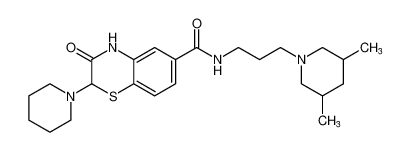 N-(3-(3,5-dimethylpiperidin-1-yl)propyl)-3-oxo-2-(piperidin-1-yl)-3,4-dihydro-2H-benzo[b][1,4]thiazine-6-carboxamide CAS:899425-47-9 manufacturer & supplier