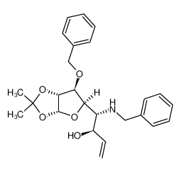 (1R,2R)-1-Benzylamino-1-((3aR,5R,6S,6aR)-6-benzyloxy-2,2-dimethyl-tetrahydro-furo[2,3-d][1,3]dioxol-5-yl)-but-3-en-2-ol CAS:899431-72-2 manufacturer & supplier