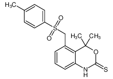 4,4-dimethyl-5-(tosylmethyl)-1,4-dihydro-2H-benzo[d][1,3]oxazine-2-thione CAS:899437-36-6 manufacturer & supplier