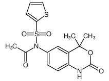 N-(4,4-dimethyl-2-oxo-1,4-dihydro-2H-benzo[d][1,3]oxazin-6-yl)-N-(thiophen-2-ylsulfonyl)acetamide CAS:899437-41-3 manufacturer & supplier