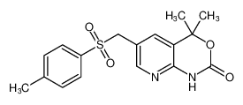 4,4-dimethyl-6-(tosylmethyl)-1,4-dihydro-2H-pyrido[2,3-d][1,3]oxazin-2-one CAS:899437-51-5 manufacturer & supplier