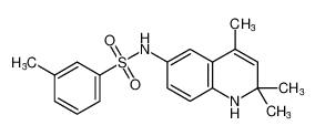 3-methyl-N-(2,2,4-trimethyl-1,2-dihydroquinolin-6-yl)benzenesulfonamide CAS:899437-90-2 manufacturer & supplier