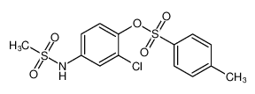 2-chloro-4-(methylsulfonamido)phenyl 4-methylbenzenesulfonate CAS:899438-36-9 manufacturer & supplier