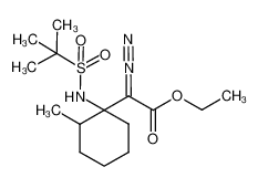 ethyl 2-diazo-2-{[1'-(tert-butylsulfonyl)amino]-2'-methylcyclohexyl}acetate CAS:899440-34-7 manufacturer & supplier