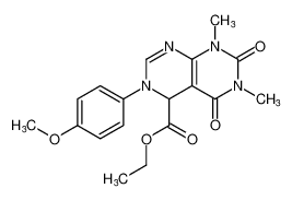 ethyl 3-(4-methoxyphenyl)-6,8-dimethyl-5,7-dioxo-3,4,5,6,7,8-hexahydropyrimido[4,5-d]pyrimidine-4-carboxylate CAS:899446-40-3 manufacturer & supplier