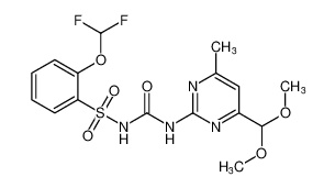 2-(difluoromethoxy)-N-((4-(dimethoxymethyl)-6-methylpyrimidin-2-yl)carbamoyl)benzenesulfonamide CAS:89949-32-6 manufacturer & supplier