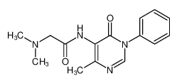 2-(dimethylamino)-N-(4-methyl-6-oxo-1-phenyl-1,6-dihydropyrimidin-5-yl)acetamide CAS:89966-53-0 manufacturer & supplier