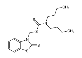 2-thioxobenzothiazolidin-3-yl-methyl N,N-dibutyldithiocarbamate CAS:89969-36-8 manufacturer & supplier