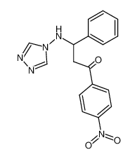 1-(4-Nitro-phenyl)-3-phenyl-3-([1,2,4]triazol-4-ylamino)-propan-1-one CAS:89969-48-2 manufacturer & supplier