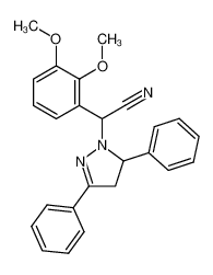 1-(α-cyano-2,3-dimethoxybenzyl)-3,5-diphenyl-2-pyrazoline CAS:89969-66-4 manufacturer & supplier