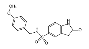 2-Oxo-2,3-dihydro-1H-indole-5-sulfonic acid 4-methoxy-benzylamide CAS:899699-66-2 manufacturer & supplier