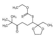 dithiocarbonic acid O-ethyl ester S-[1-(2-ethyl[1,3]dioxolan-2-yl)-5,5-dimethyl-4-oxohexyl] ester CAS:899794-50-4 manufacturer & supplier