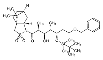 (2S,3R,4S,5S)-7-Benzyloxy-5-(tert-butyl-dimethyl-silanyloxy)-1-((1R,5S,7S)-10,10-dimethyl-3,3-dioxo-3λ6-thia-4-aza-tricyclo[5.2.1.01,5]dec-4-yl)-3-hydroxy-2,4-dimethyl-heptan-1-one CAS:899798-74-4 manufacturer & supplier