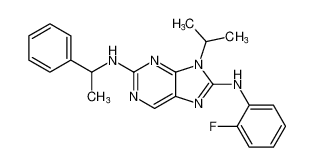 N8-(2-fluorophenyl)-9-isopropyl-N2-(1-phenylethyl)-9H-purine-2,8-diamine CAS:899802-63-2 manufacturer & supplier