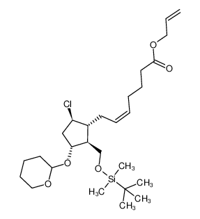 (Z)-allyl 7-((1R,2S,3R,5R)-2-((tert-butyldimethylsilyloxy)methyl)-5-chloro-3-(tetrahydro-2H-pyran-2-yloxy)cyclopentyl)hept-5-enoate CAS:899807-79-5 manufacturer & supplier