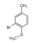 2-bromo-4-methyl-1-methylsulfanylbenzene CAS:89981-02-2 manufacturer & supplier