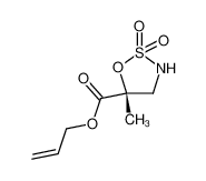 allyl (R)-5-methyl-2,2-dioxo-2λ6-[1.2.3]oxathiazolidine-5-carboxylate CAS:899811-73-5 manufacturer & supplier