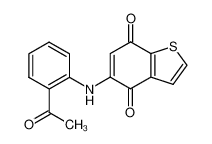 5-[(2-acetylphenyl)amino]-1-benzo[b]thiophene-4,7-dione CAS:899833-28-4 manufacturer & supplier