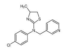 N-(4-chlorophenyl)-4-methyl-N-(pyridin-3-ylmethyl)-4,5-dihydrothiazol-2-amine CAS:89985-03-5 manufacturer & supplier