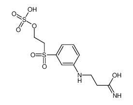 2-[3-[(3-amino-3-oxopropyl)amino]phenyl]sulfonylethyl hydrogen sulfate CAS:89986-42-5 manufacturer & supplier