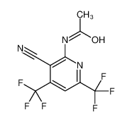 N-[3-cyano-4,6-bis(trifluoromethyl)pyridin-2-yl]acetamide CAS:89990-40-9 manufacturer & supplier