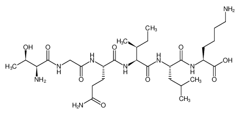 L-threonylglycyl-L-glutaminyl-L-isoleucyl-L-leucyl-L-lysine CAS:89992-11-0 manufacturer & supplier