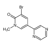 3-bromo-1-methyl-5-pyrazin-2-ylpyridin-2-one CAS:89996-14-5 manufacturer & supplier