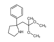 Pyrrolidine, 2-(2,2-dimethoxypropyl)-2-phenyl- CAS:89998-44-7 manufacturer & supplier