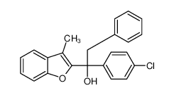 1-(4-chlorophenyl)-1-(3-methyl-1-benzofuran-2-yl)-2-phenylethanol CAS:89998-97-0 manufacturer & supplier