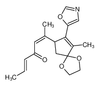 (2Z,5E)-2-(9-methyl-8-(oxazol-5-yl)-1,4-dioxaspiro[4.4]non-8-en-7-yl)hepta-2,5-dien-4-one CAS:89999-38-2 manufacturer & supplier