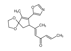 (2E,5E)-2-(9-methyl-8-(oxazol-5-yl)-1,4-dioxaspiro[4.4]non-8-en-7-yl)hepta-2,5-dien-4-one CAS:89999-40-6 manufacturer & supplier