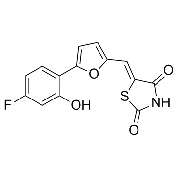 5-[[5-(4-Fluoro-2-hydroxyphenyl)-2-furanyl]methylene]-2,4-thiazolidinedione CAS:900515-16-4 manufacturer & supplier